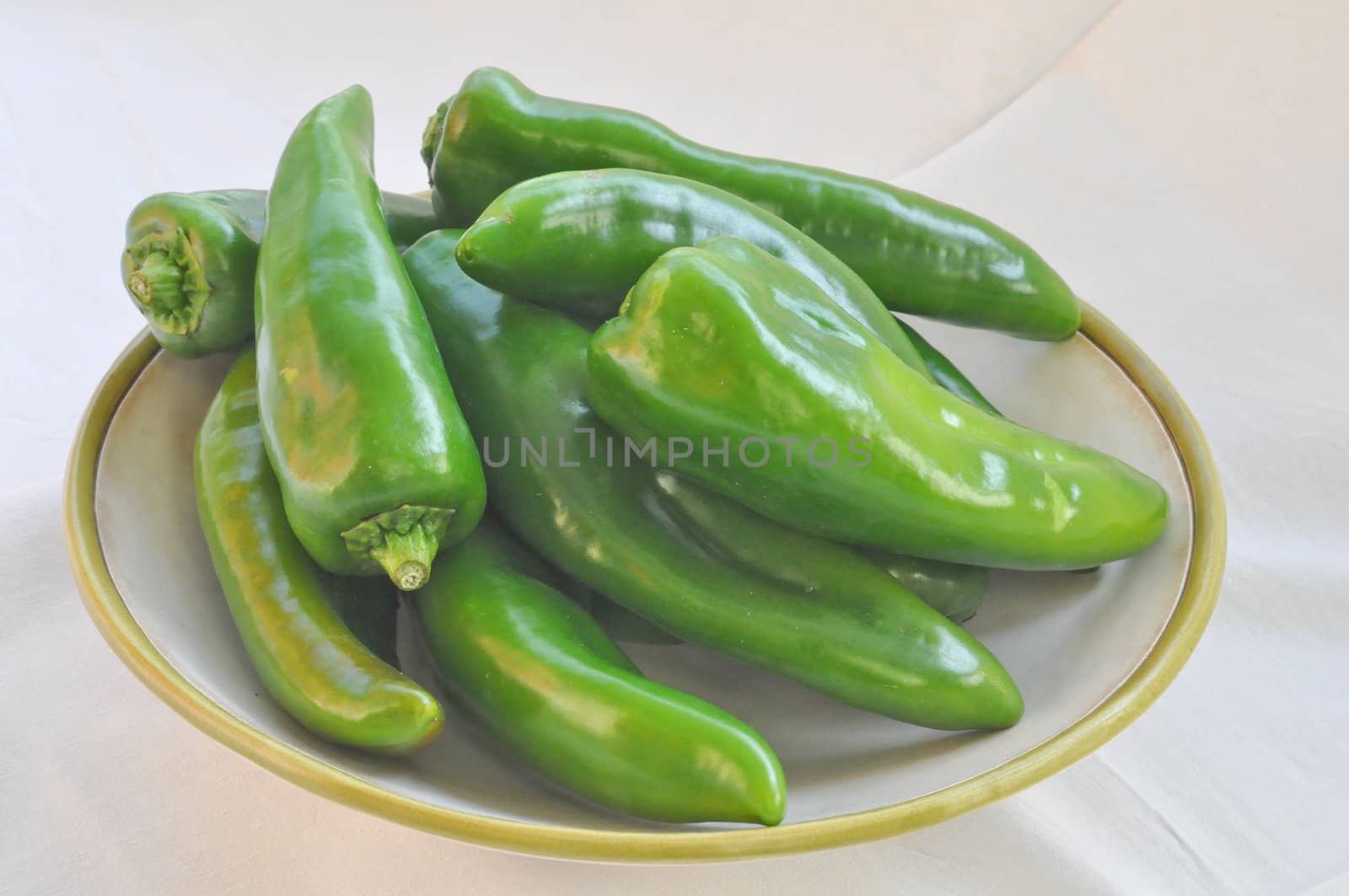 Green pepper, aka sweet pepper or chilli capsicum