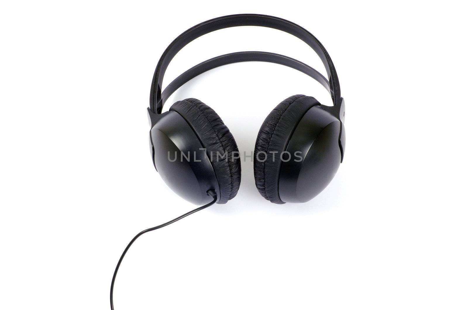 headphones isolated on a white