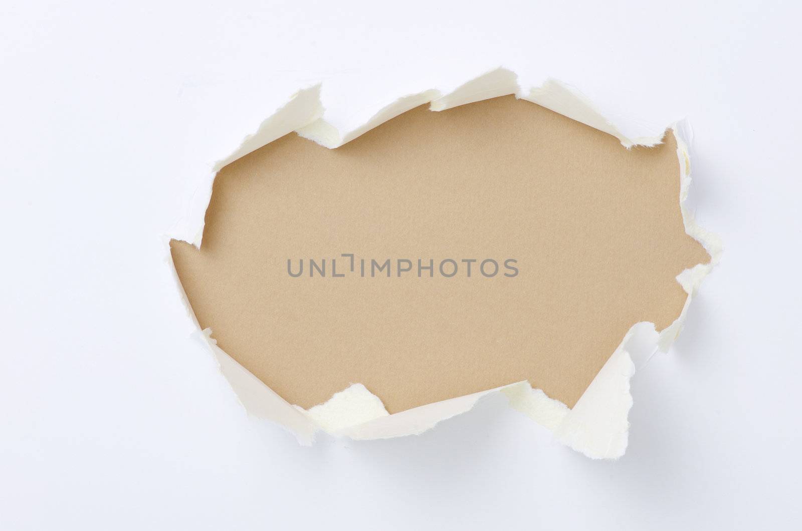 torn paper with space for your message
