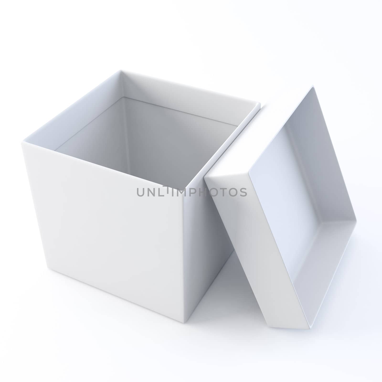 White opened empty box. by _nav_