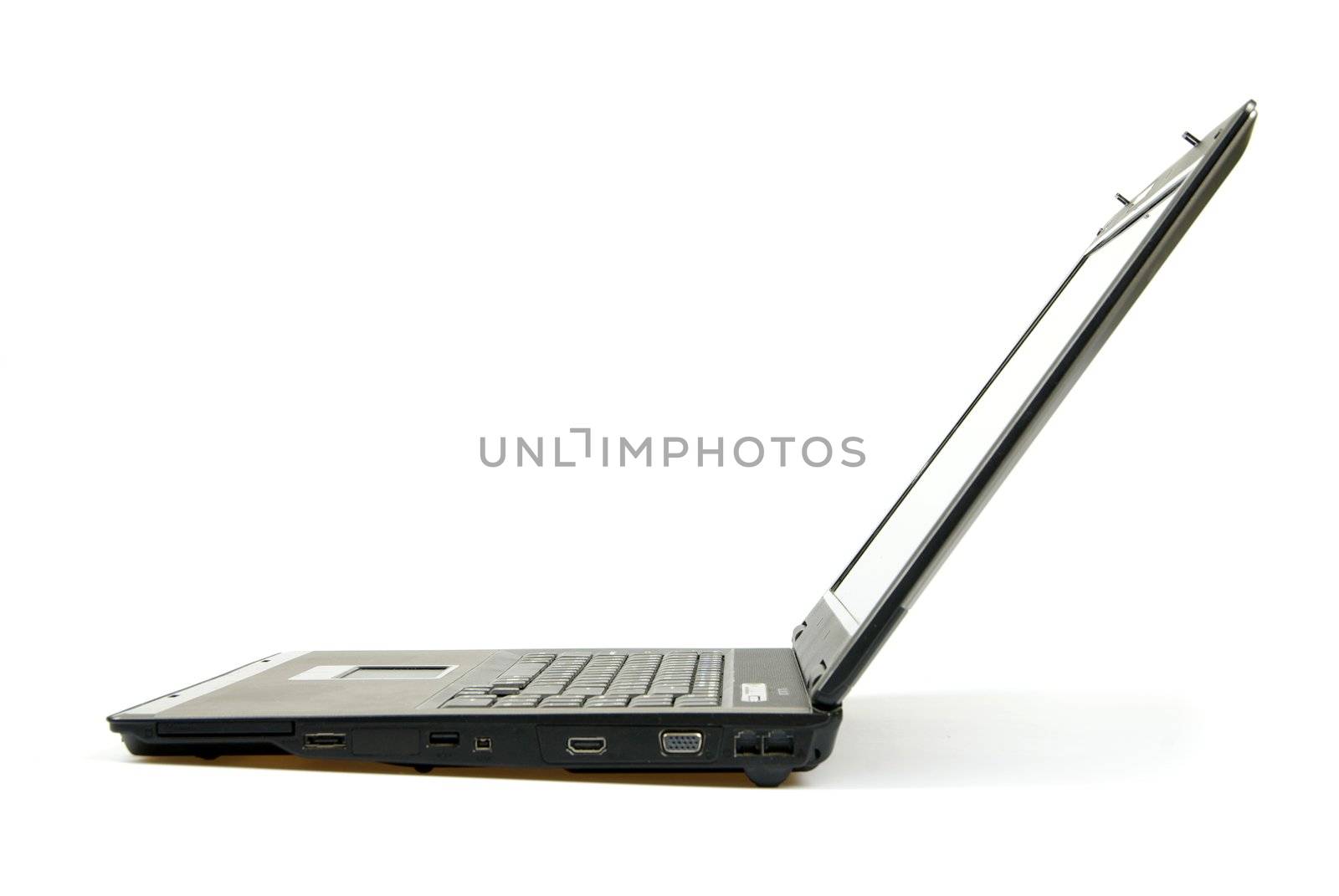 professional laptop isolated on white background 