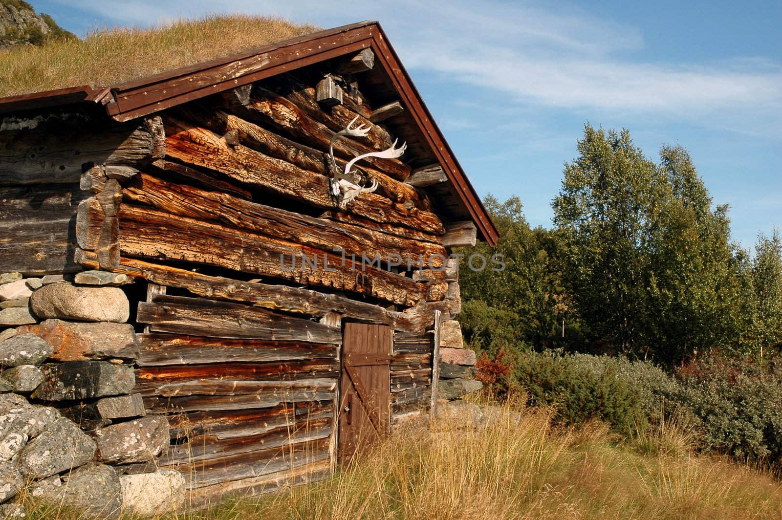 Old Norwegian cabin. Hardangervidda, Norway. 2006