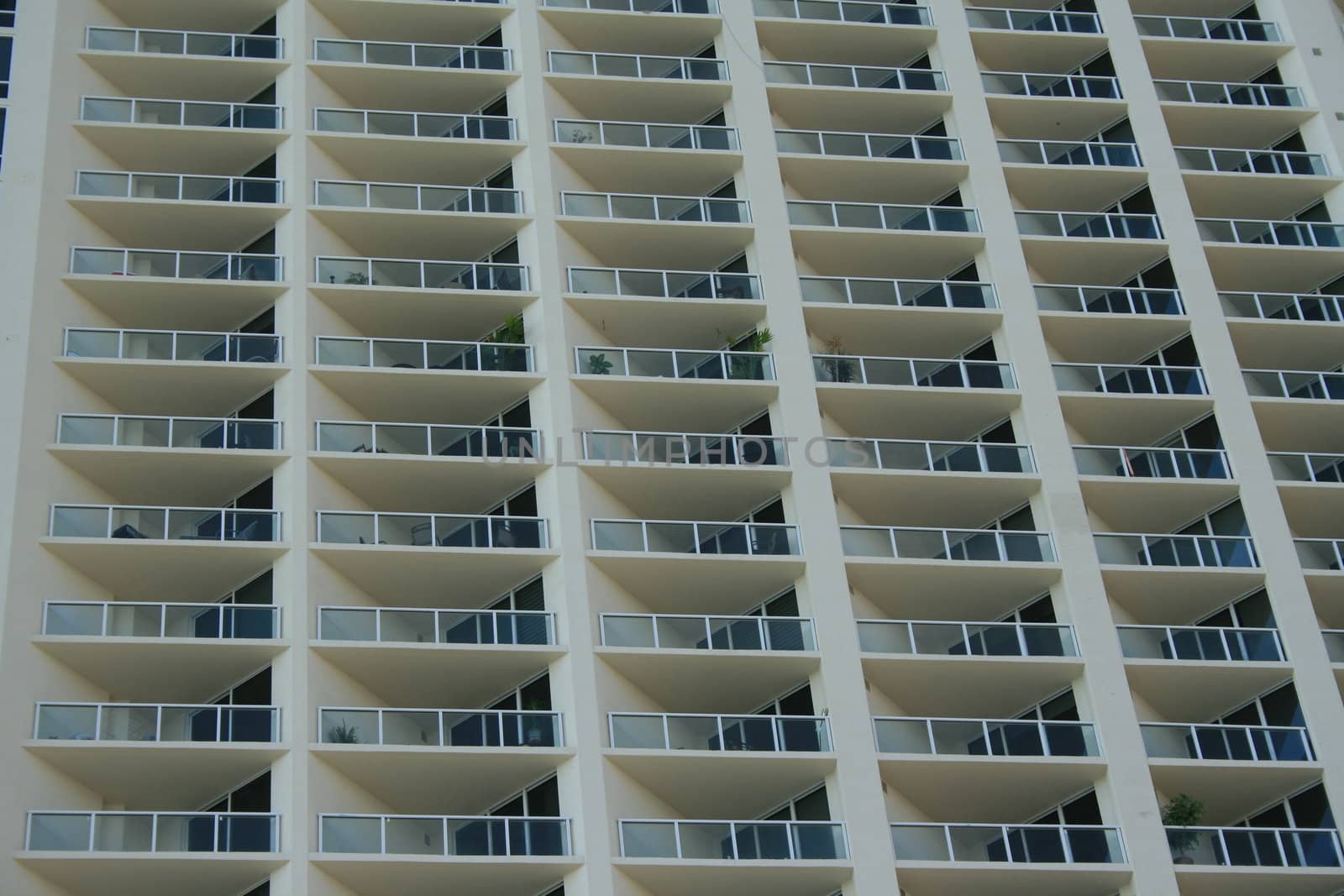 Close up of the modern building windows.
