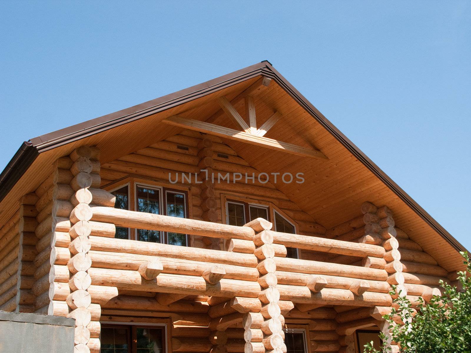 Log house structure wood building home exterior