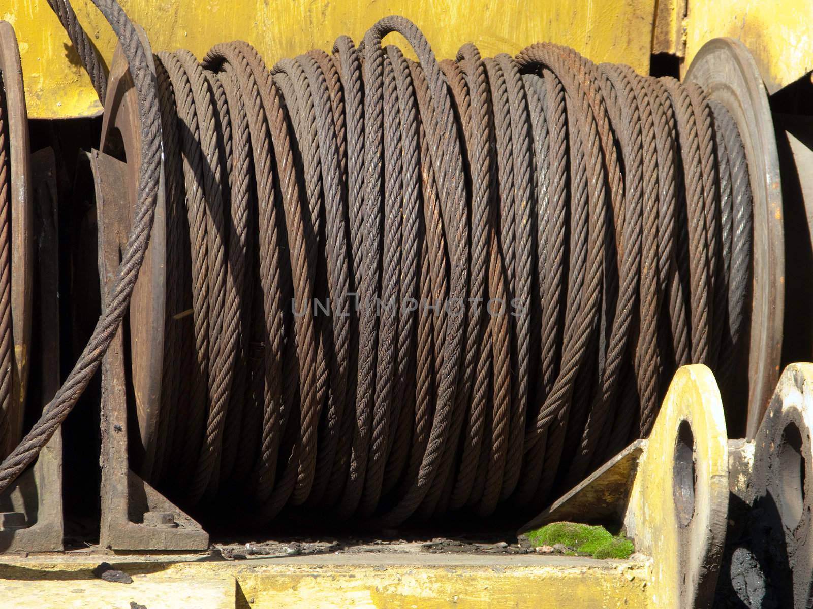 Steel rope or metal wire for construction industry