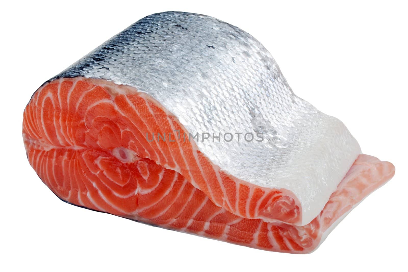 Healthy eating seafood - red raw salmon fish food