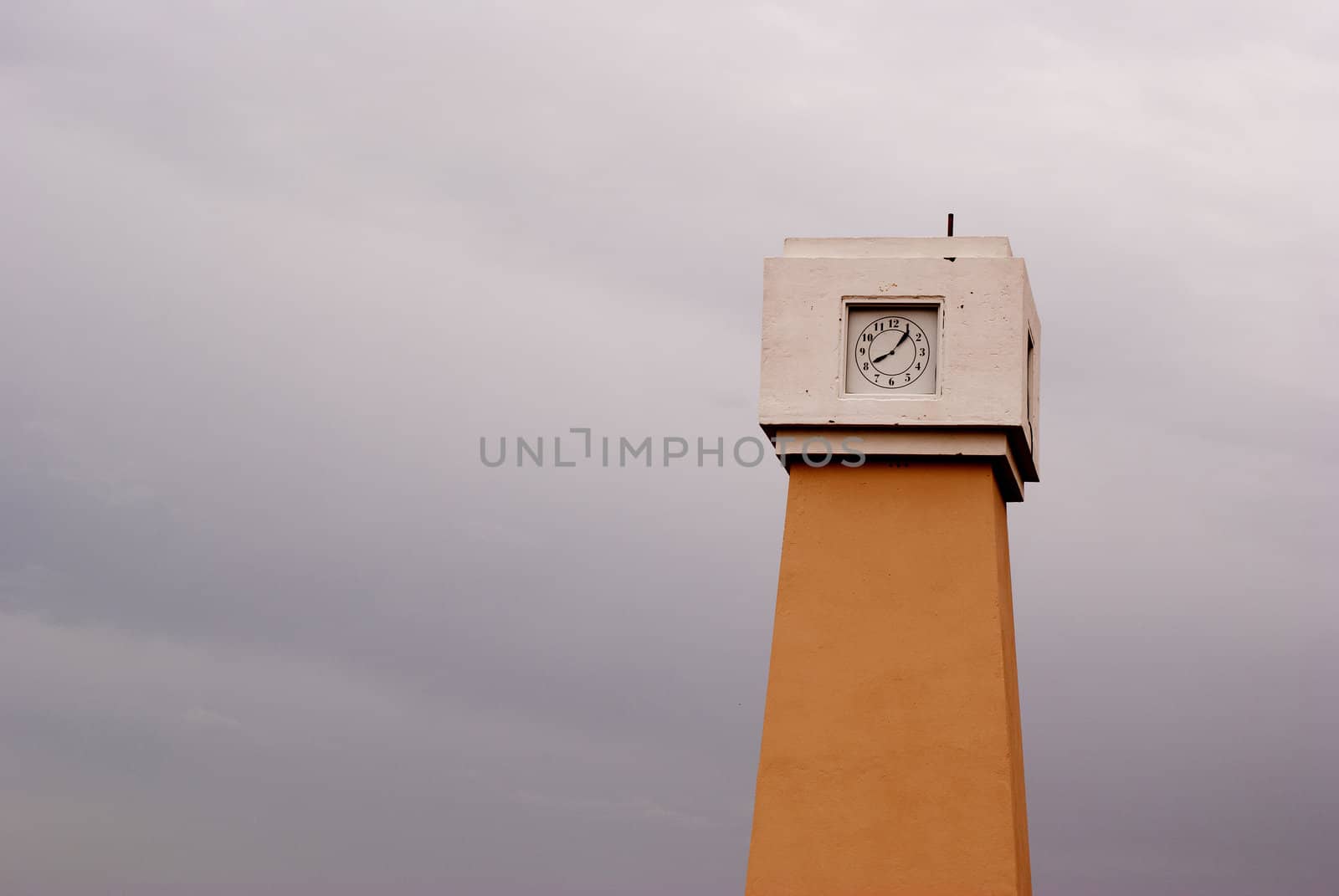 tower with clock  by lauria