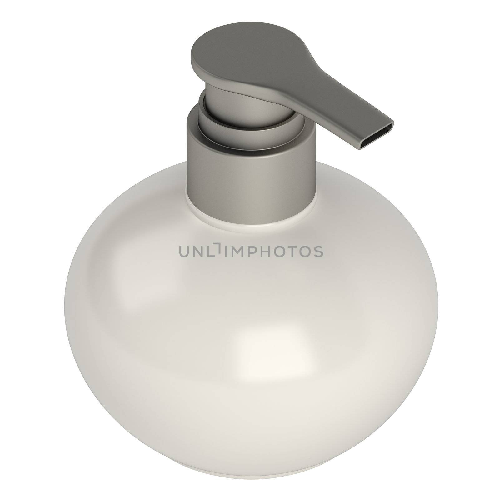 Round soap bottle by AlexanderMorozov