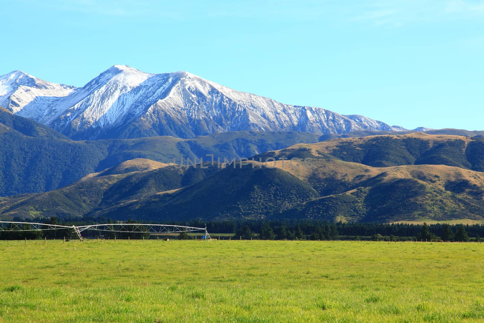 part of southern alps in New Zealand