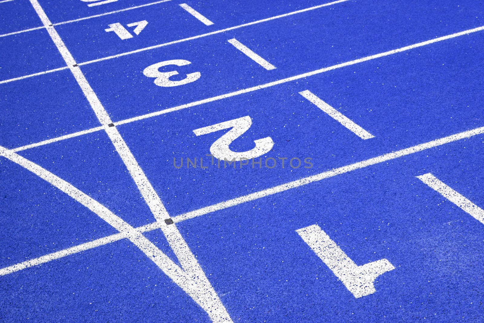 perspective of starting gride line if indoor stadium