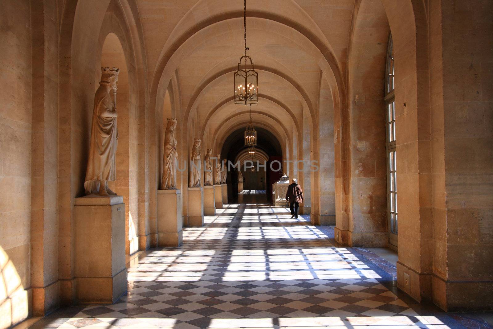 Corridor of Versailles Chateau Palace Paris France