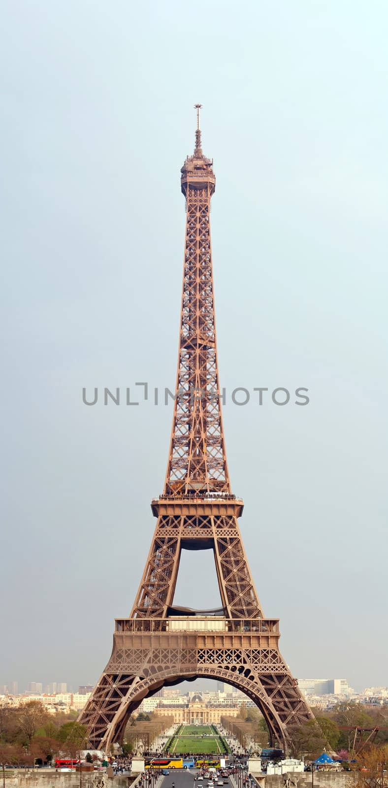 Eiffel Tower Tour panorama Paris France