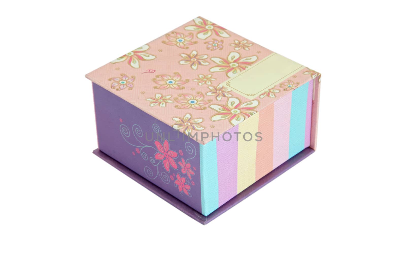 pink traditional christmas gift box in chinese style