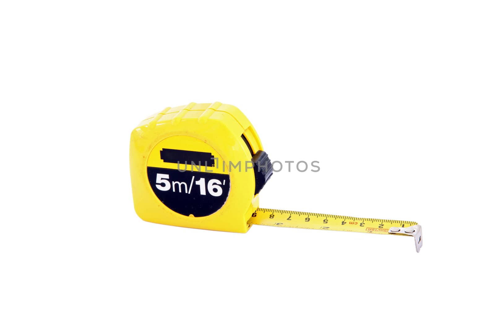 measuring tape for construction isolated on white