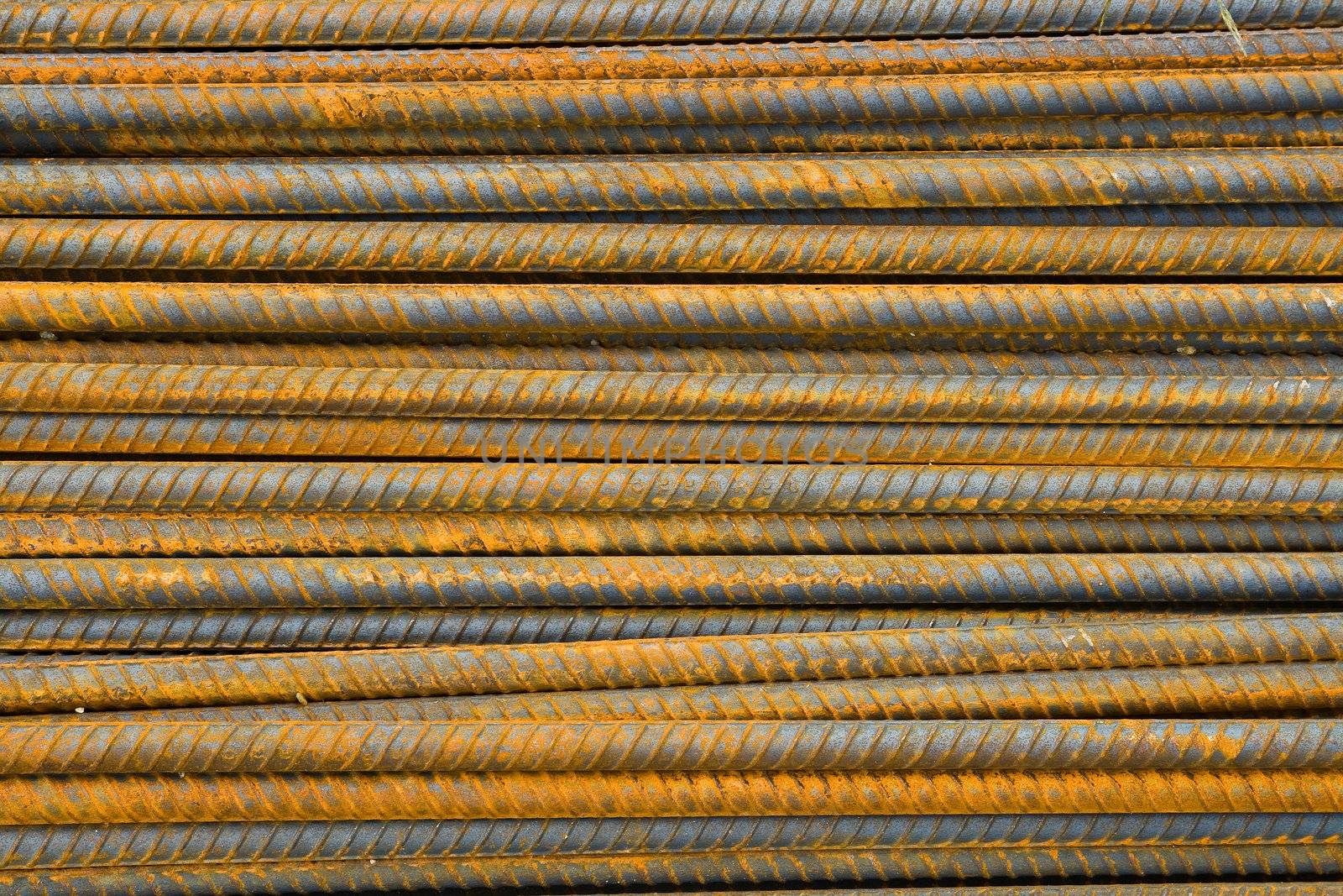 Rusty Steel Rod Pattern