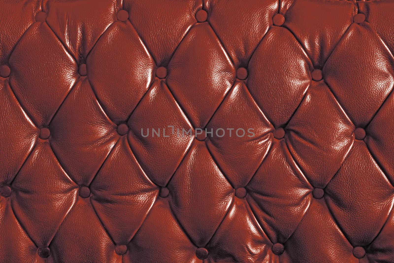 pattern of Red genuine leather texture using as background