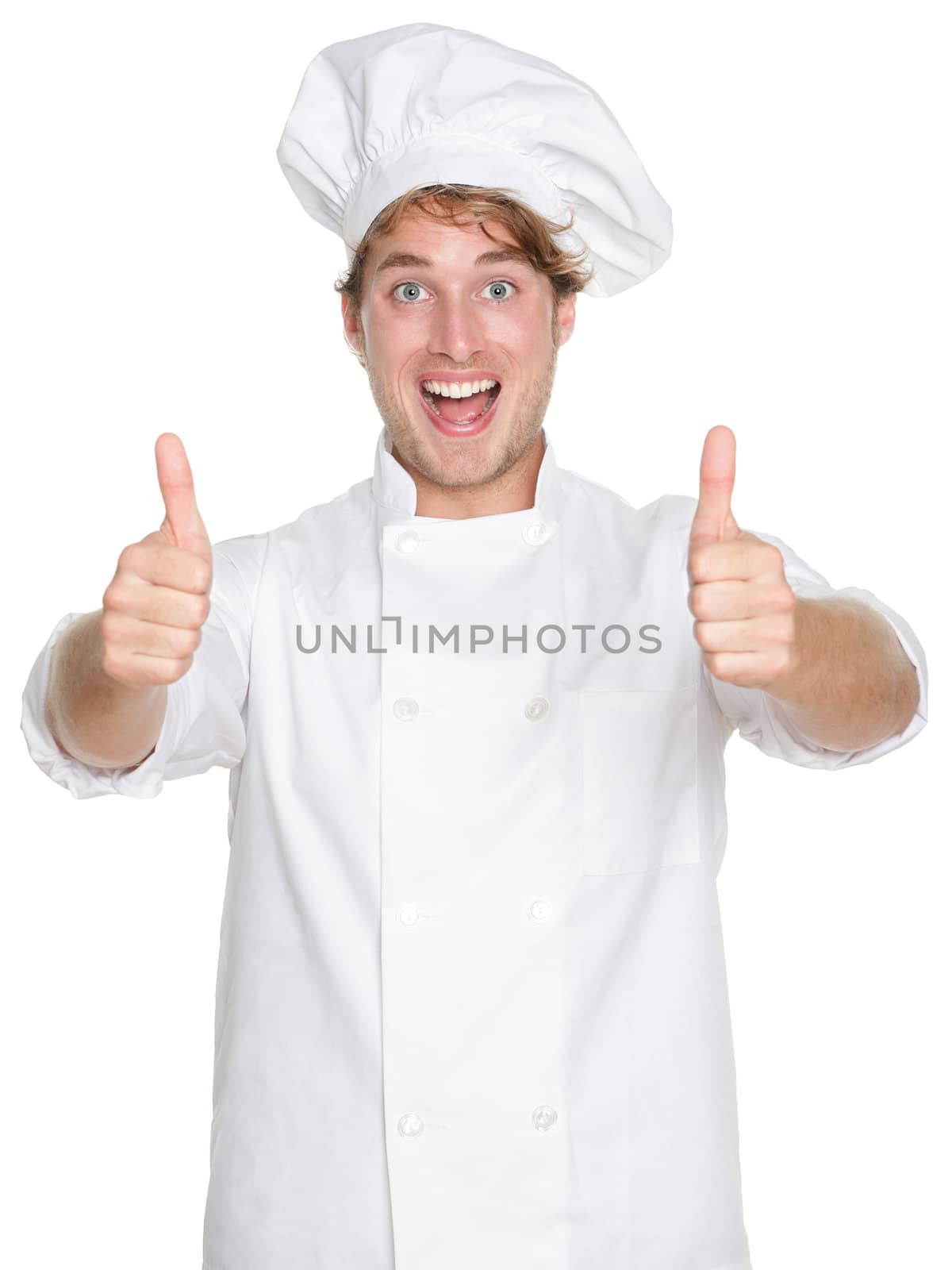 Chef happy thumbs up by Maridav