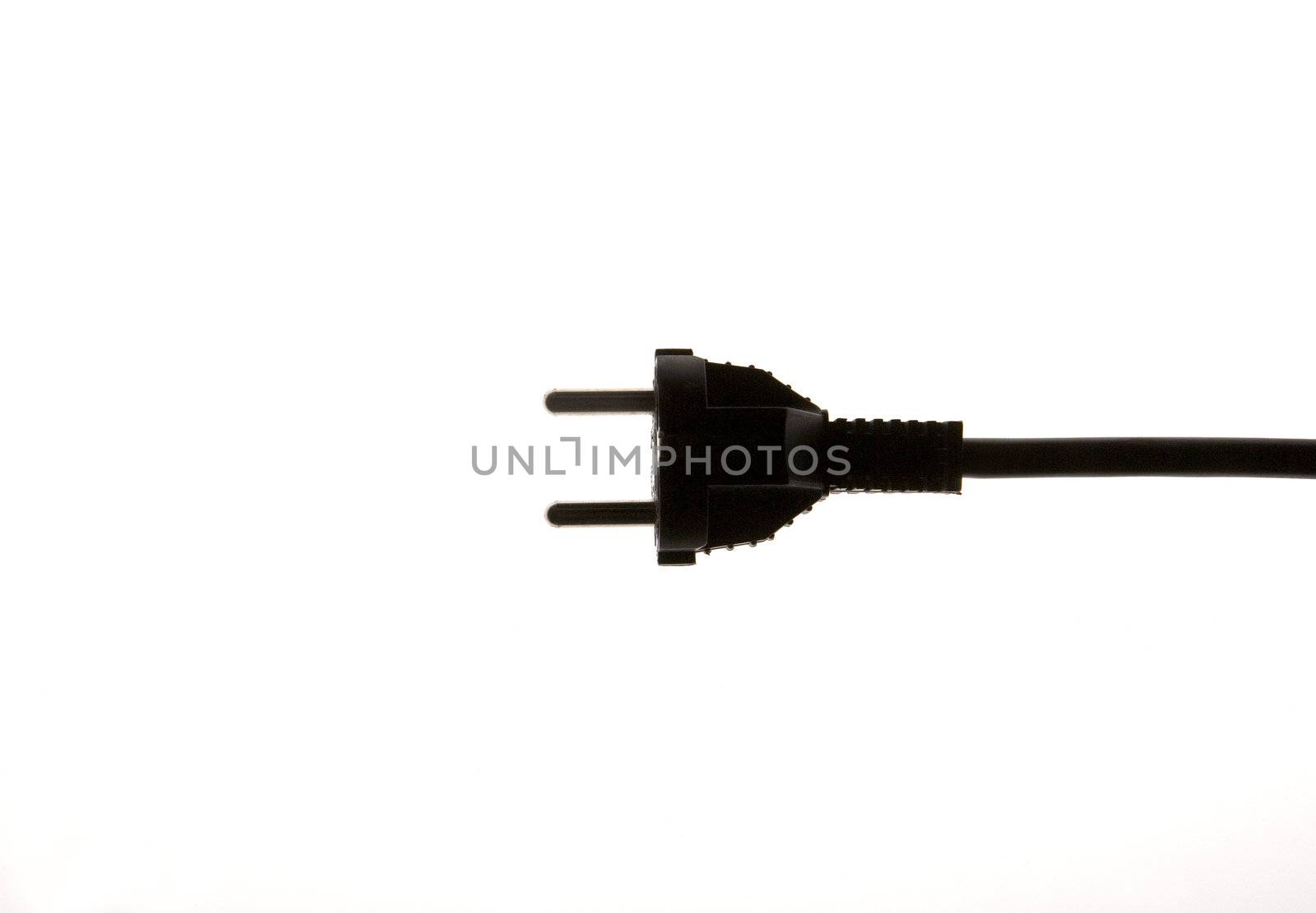 Electric Plug on white background