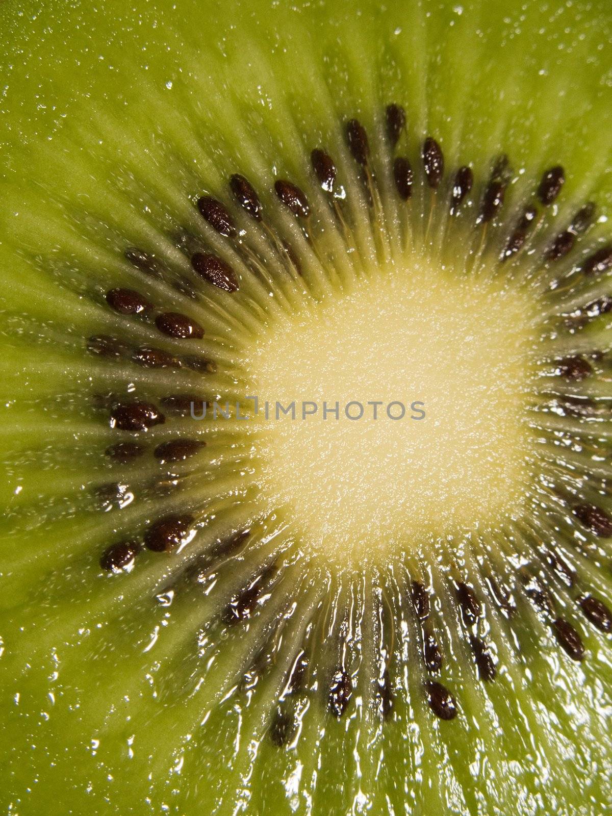 Tropical food - green ripe healthy kiwi fruit
