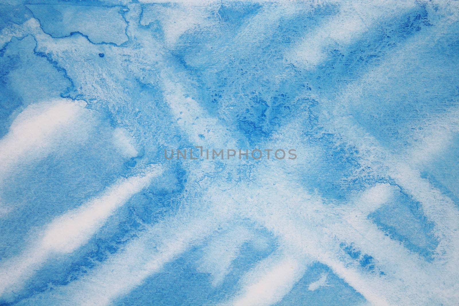 Abstract watercolor background with colorful different layers on paper texture