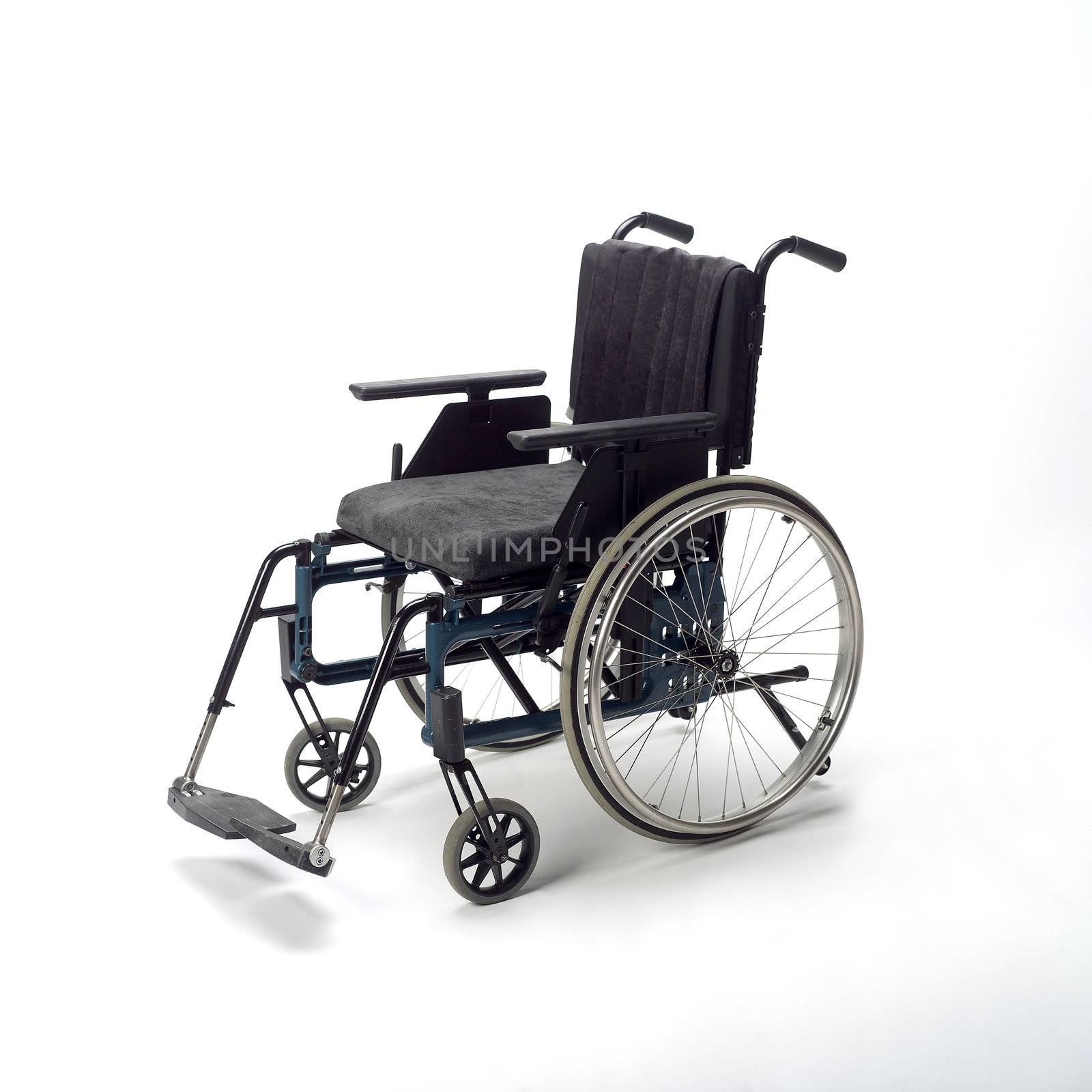 Wheel chair isolated on white background