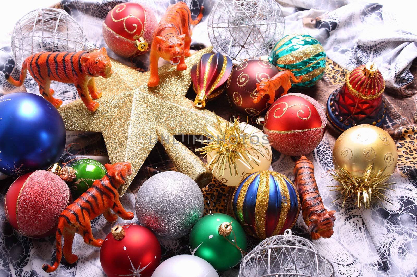 Christmas holiday decoration ornament background