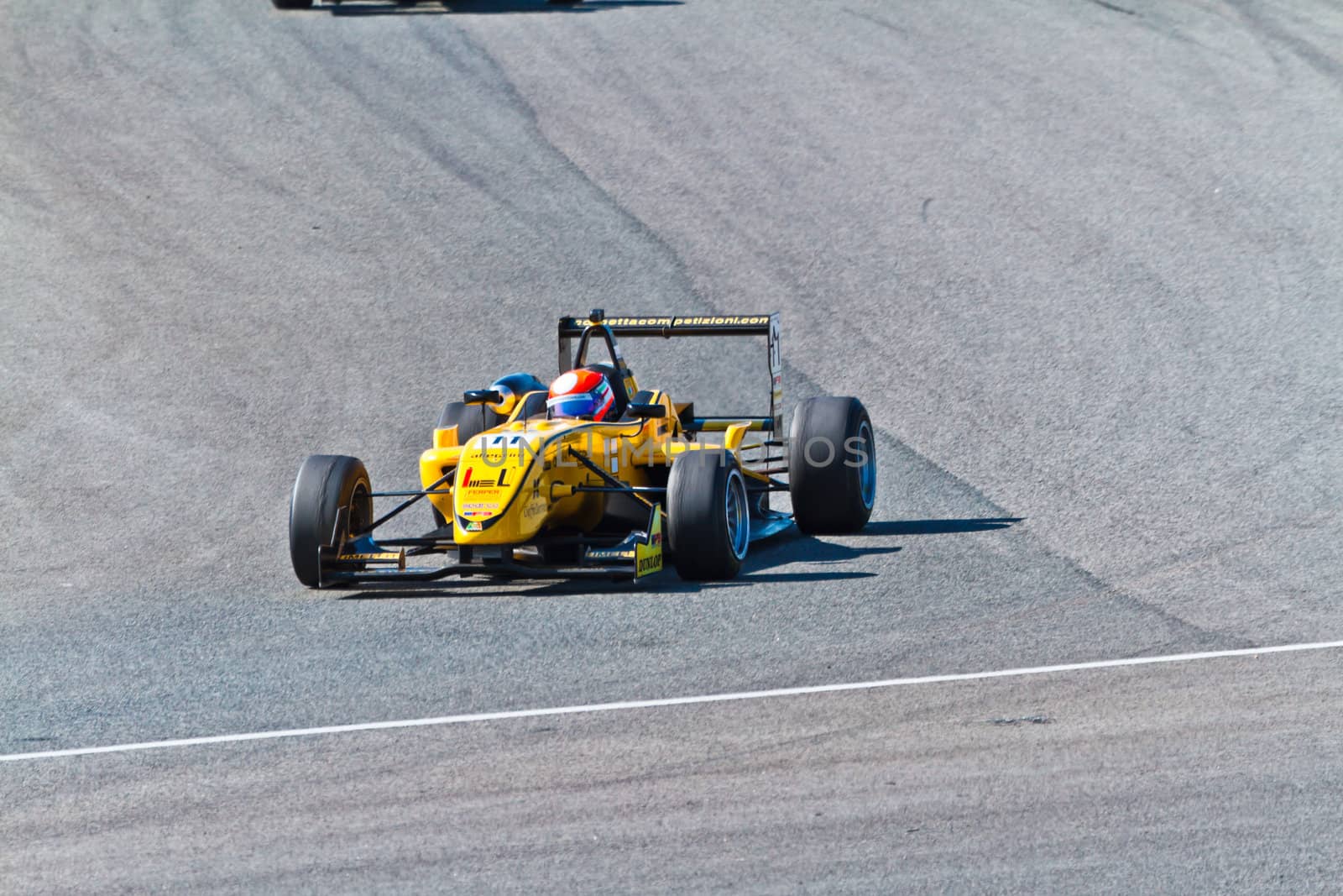 JEREZ DE LA FRONTERA, SPAIN - OCT 16: Matteo Torta of Corbetta Competizioni  races on European F3 championship on October 16 , 2011, in Jerez de la Frontera , Spain