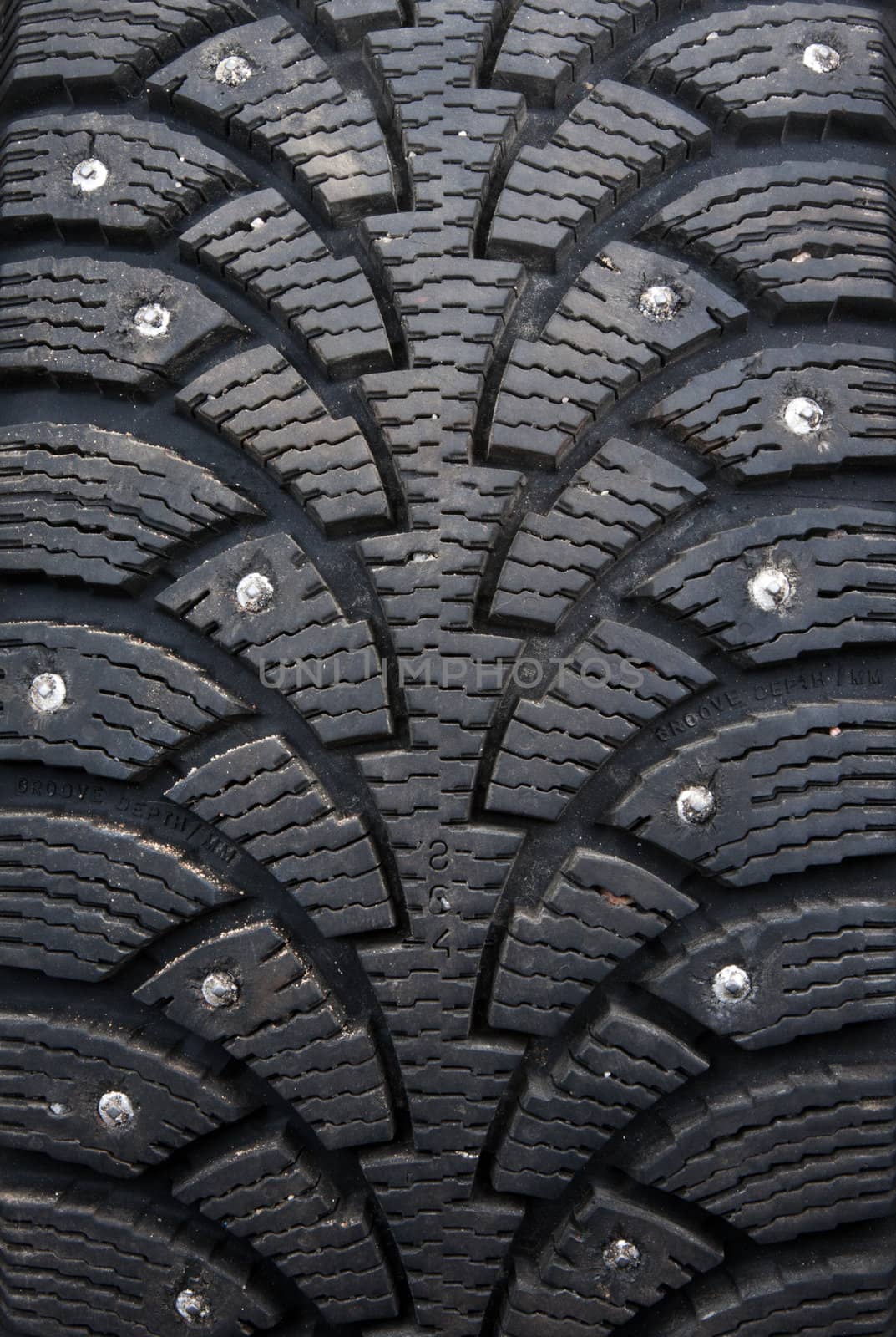 Thorns wheel for car in the manner of background