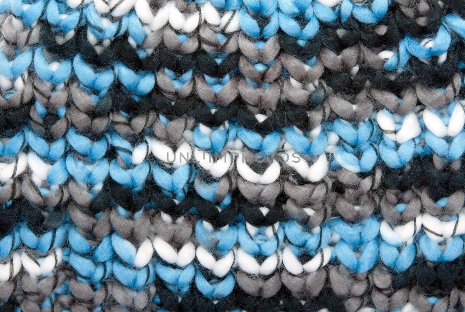 Background from knitted colors fabrics with pattern