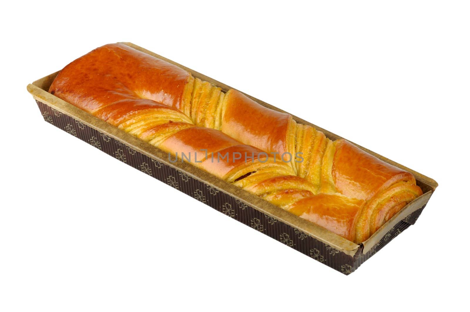 lemon pie in a paper baking dish