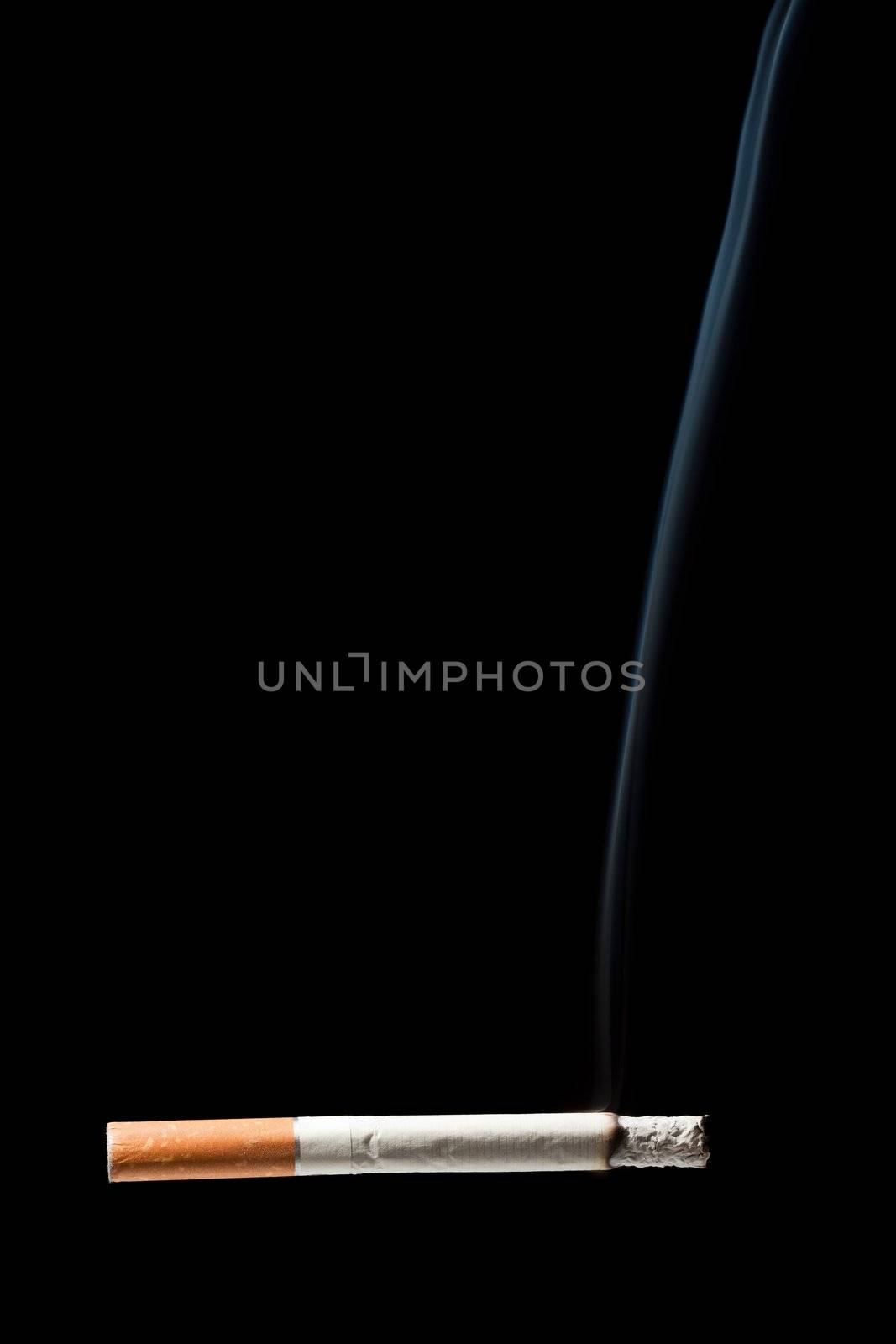 Smoking cigarette by ia_64