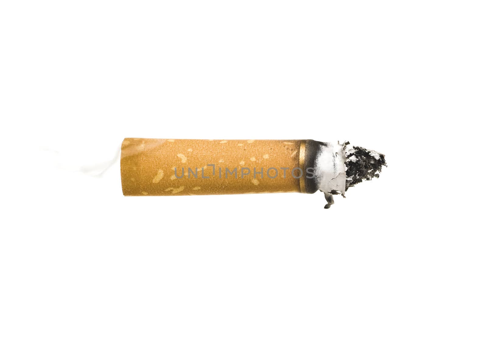 Cigarette isolated on white background