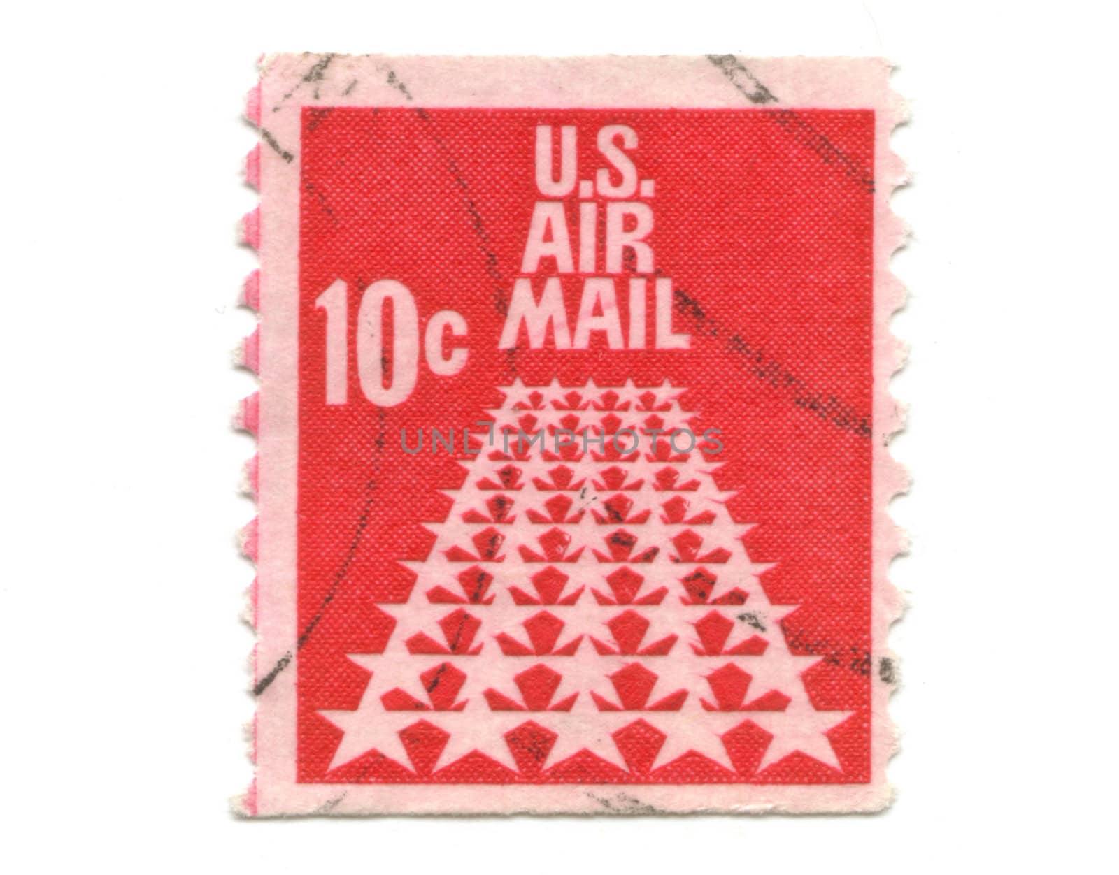 old postage stamp from USA - 10 cent 
