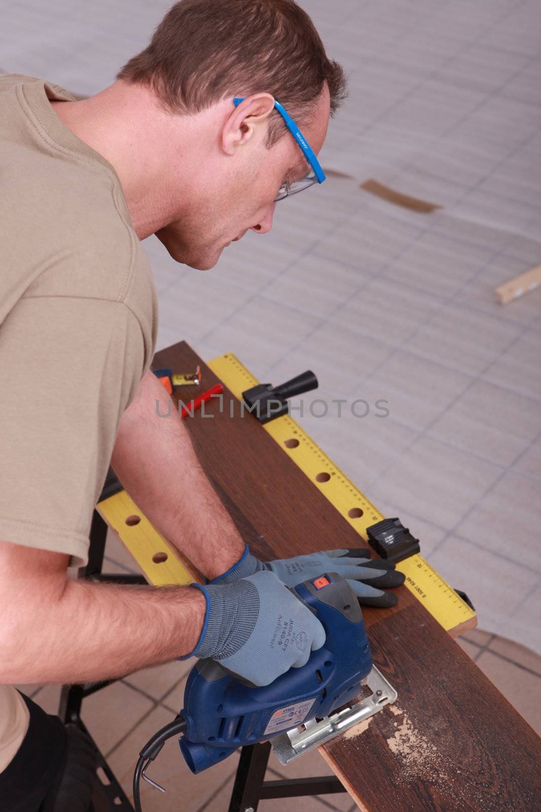 woodworker working