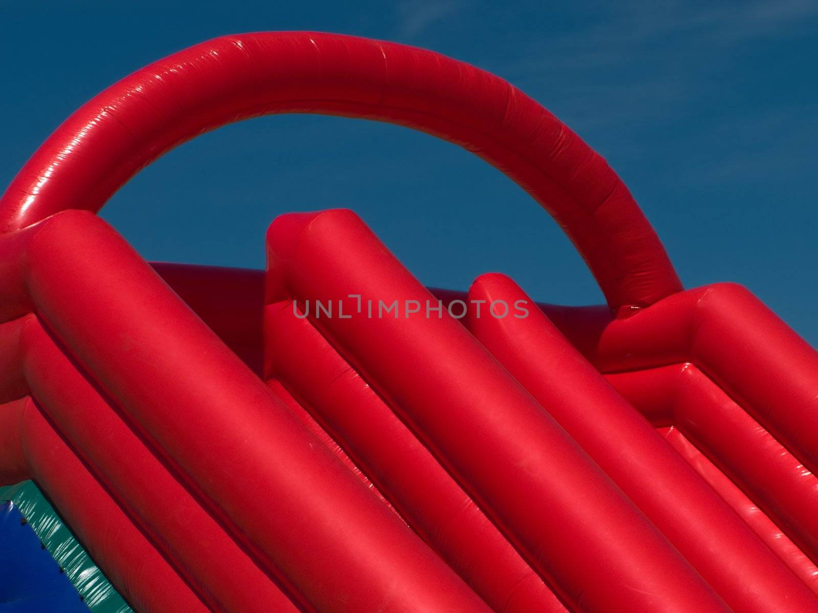 Inflatable slide for little child fun playing