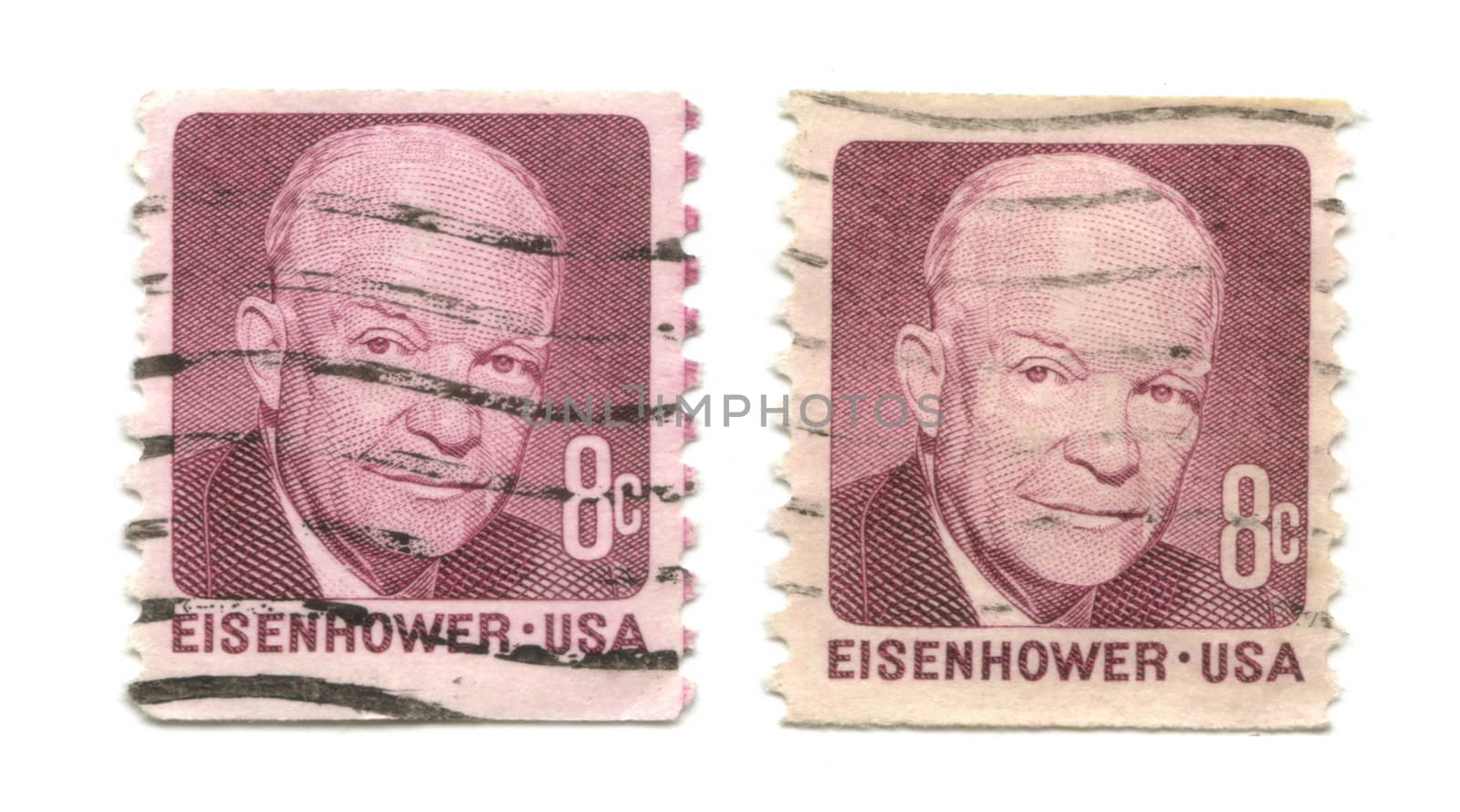 old postage stamps from USA - Eisenhower 