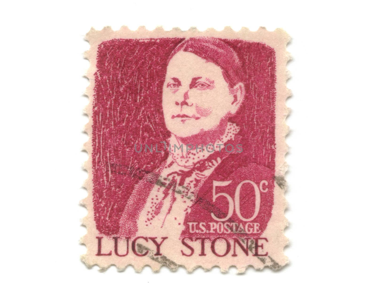 old postage stamps from USA - Lucy Stone - 50 cent