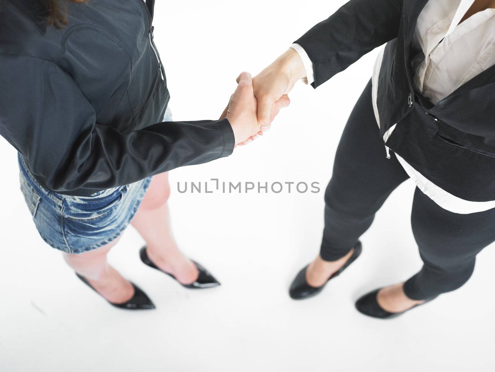 Handshake Handshaking isolate on white