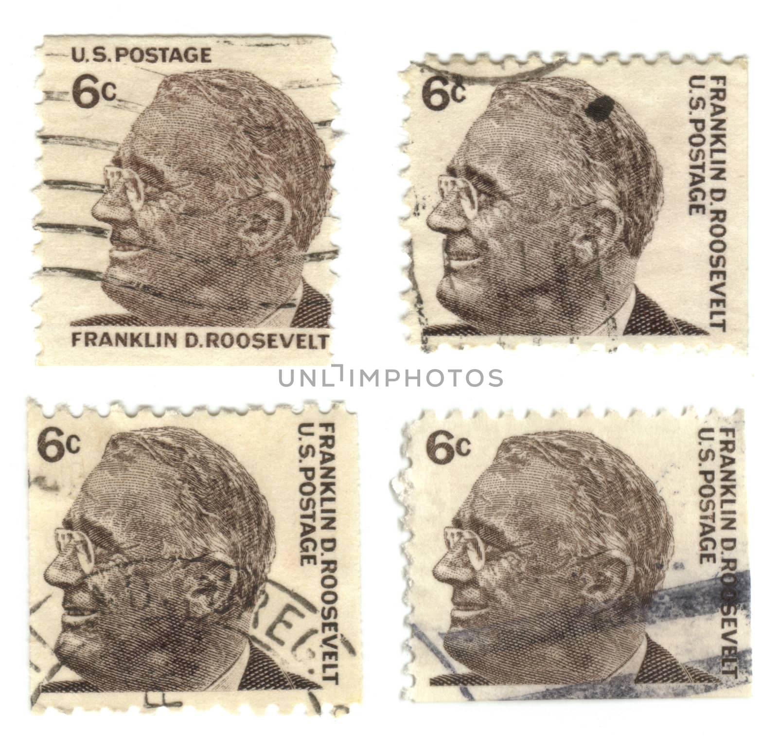 old postage stamps from USA - Franklin D. Roosevelt