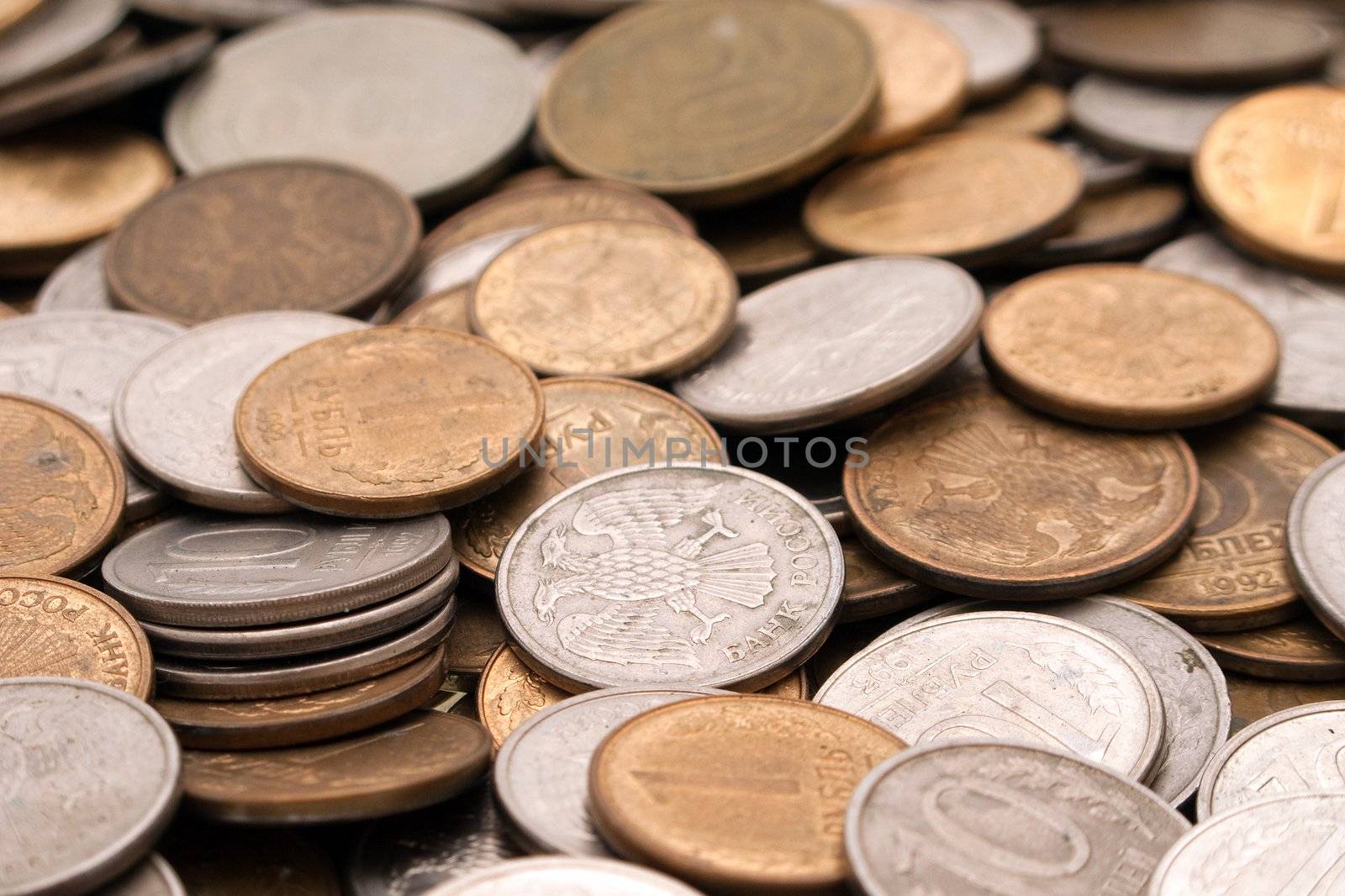 Currency coin backgrounds - finance wealth savings