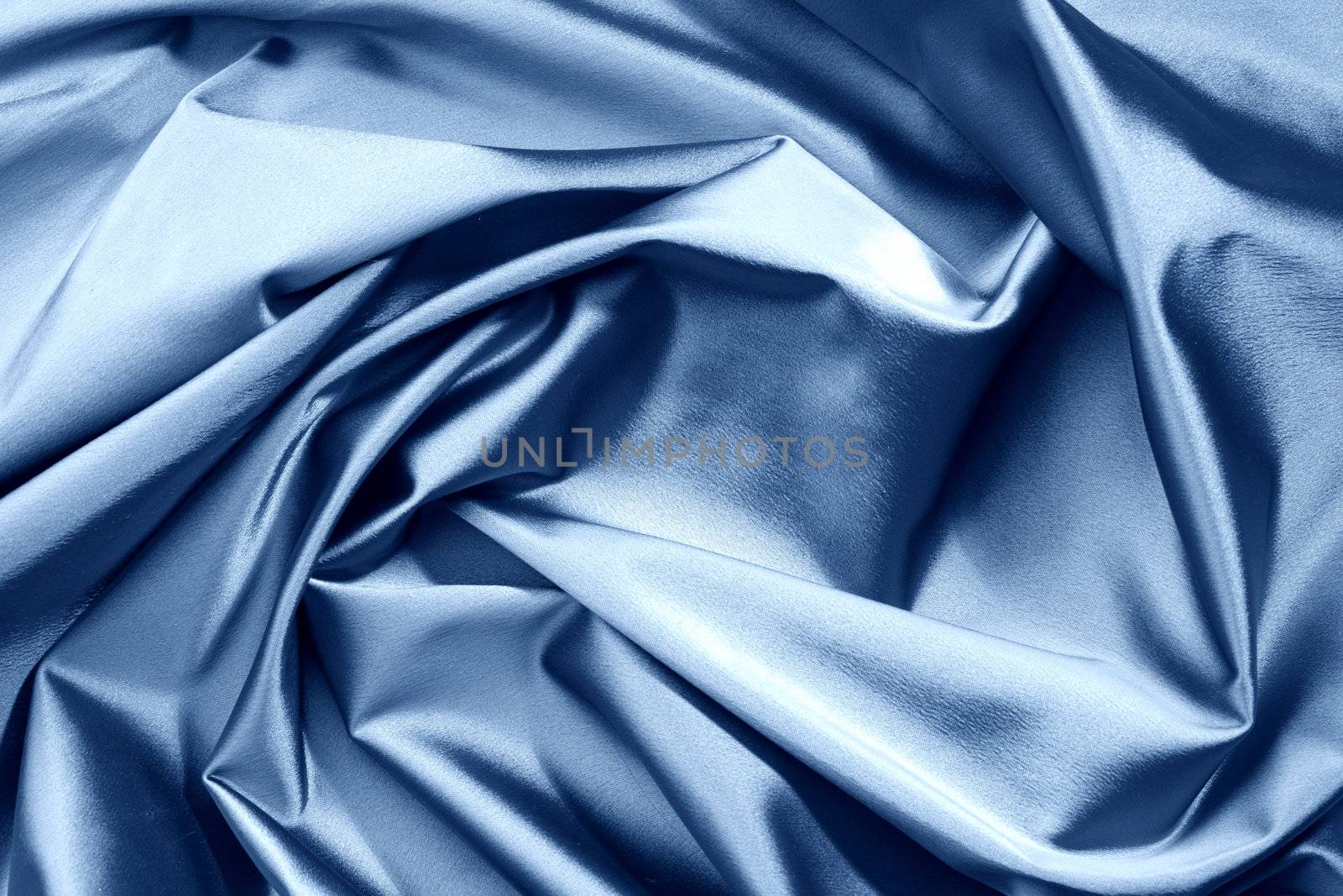 blue satin background closse up