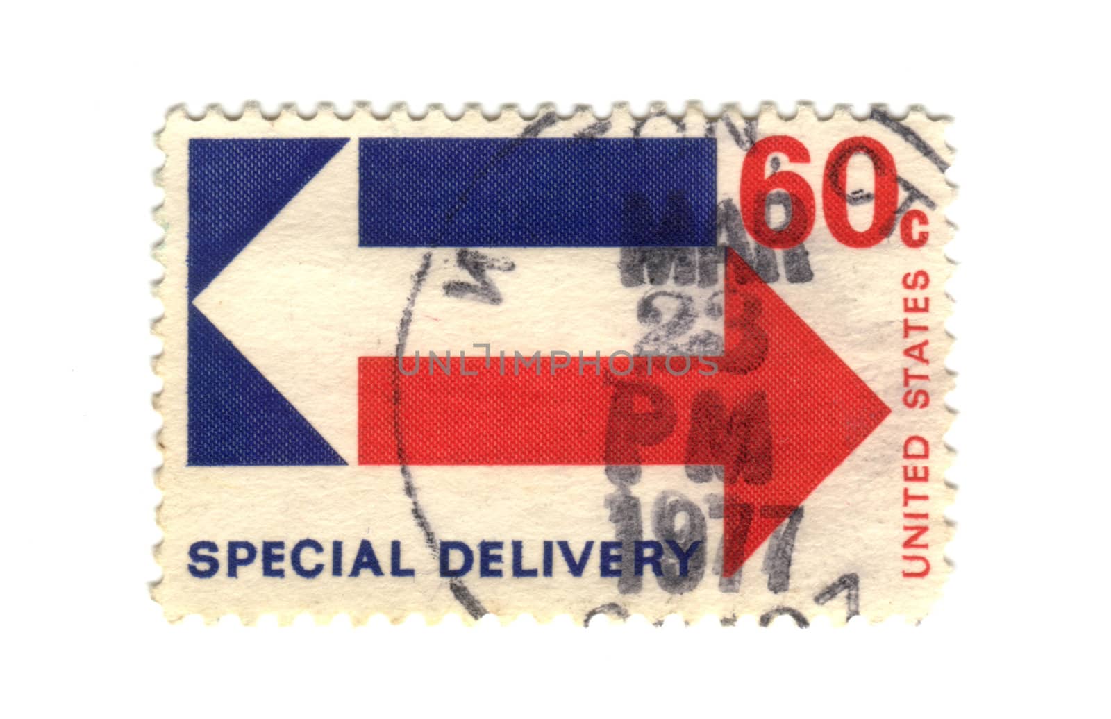 old postage stamp from USA special delivery  by fambros