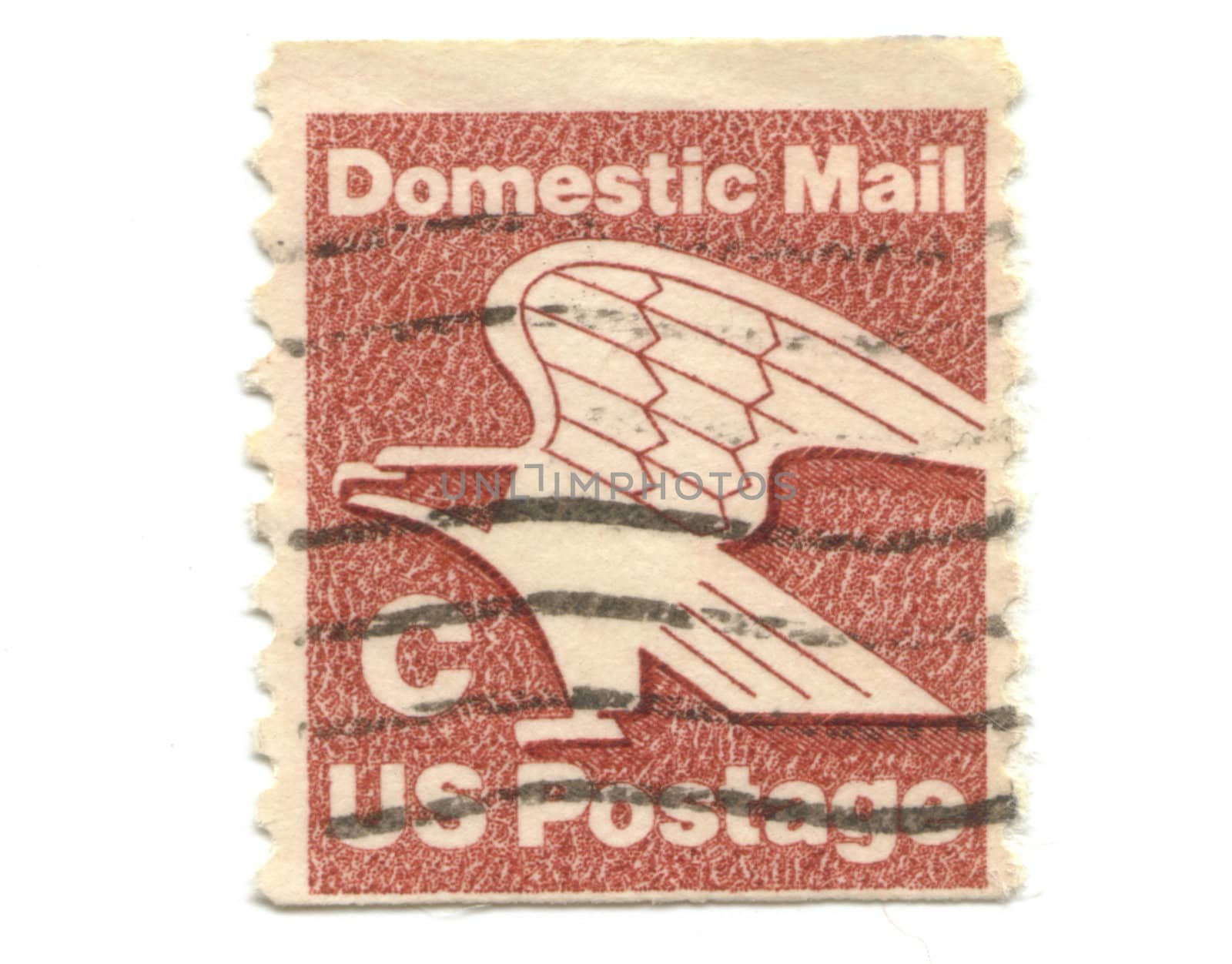 old postage stamp from USA C -
