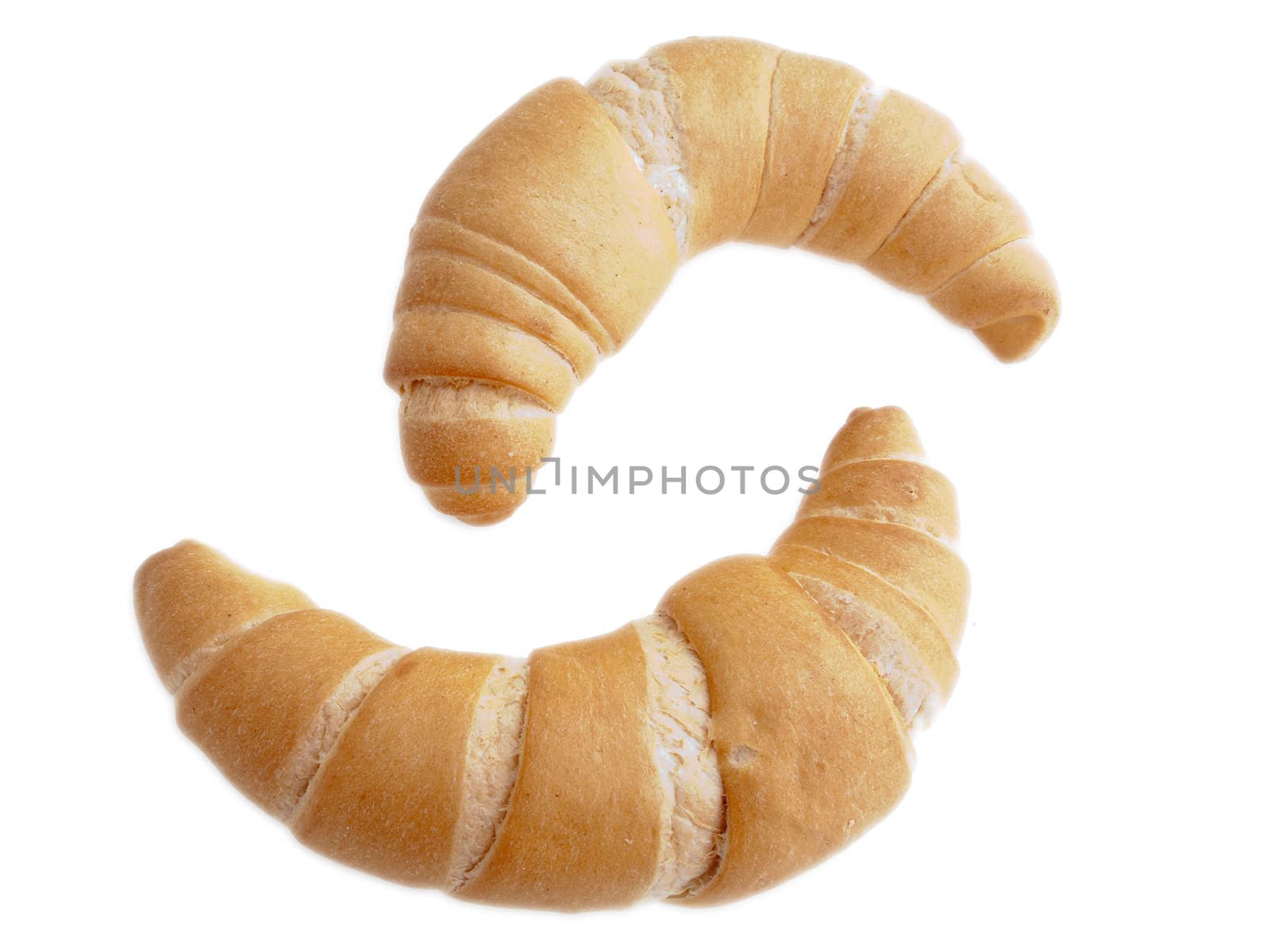 Pastry food to morning breakfast - bread croissant