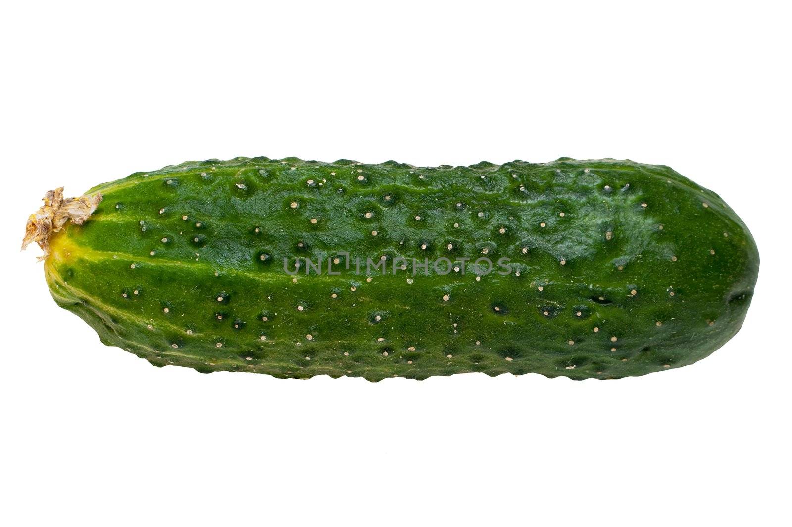 Healthy eating vegetable food - cucumber on white