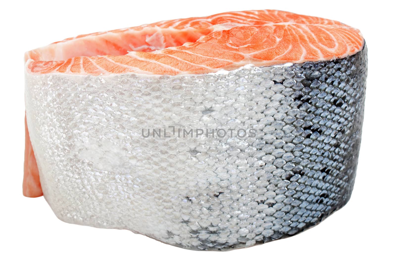 Healthy eating seafood - red raw salmon fish food