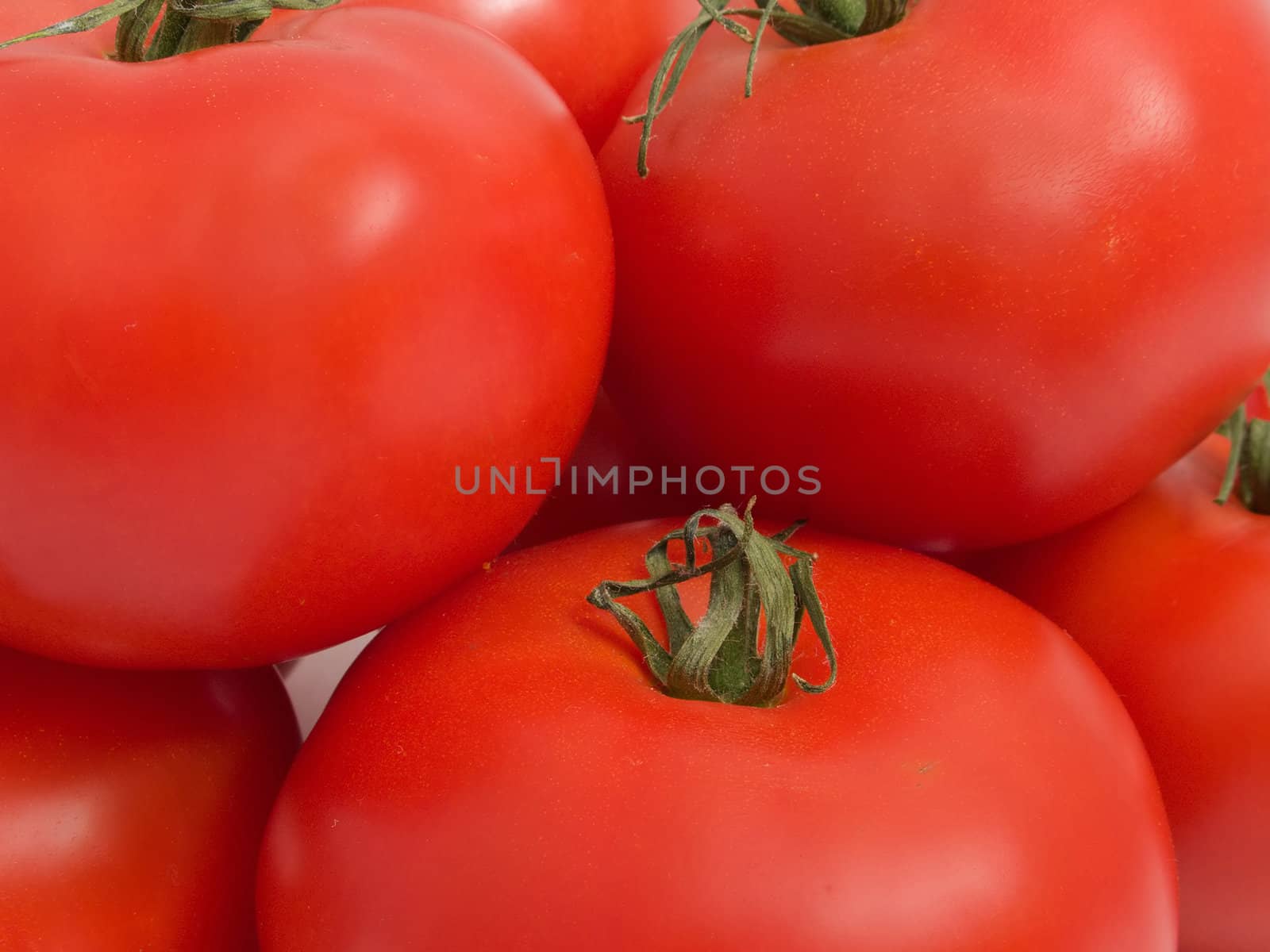 Vegetable food - bunch of red ripe healthy tomato