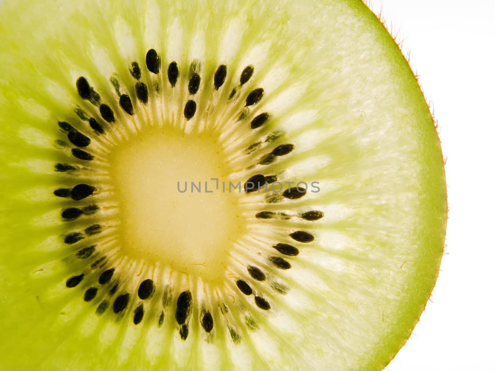 Tropical food - green ripe healthy kiwi fruit