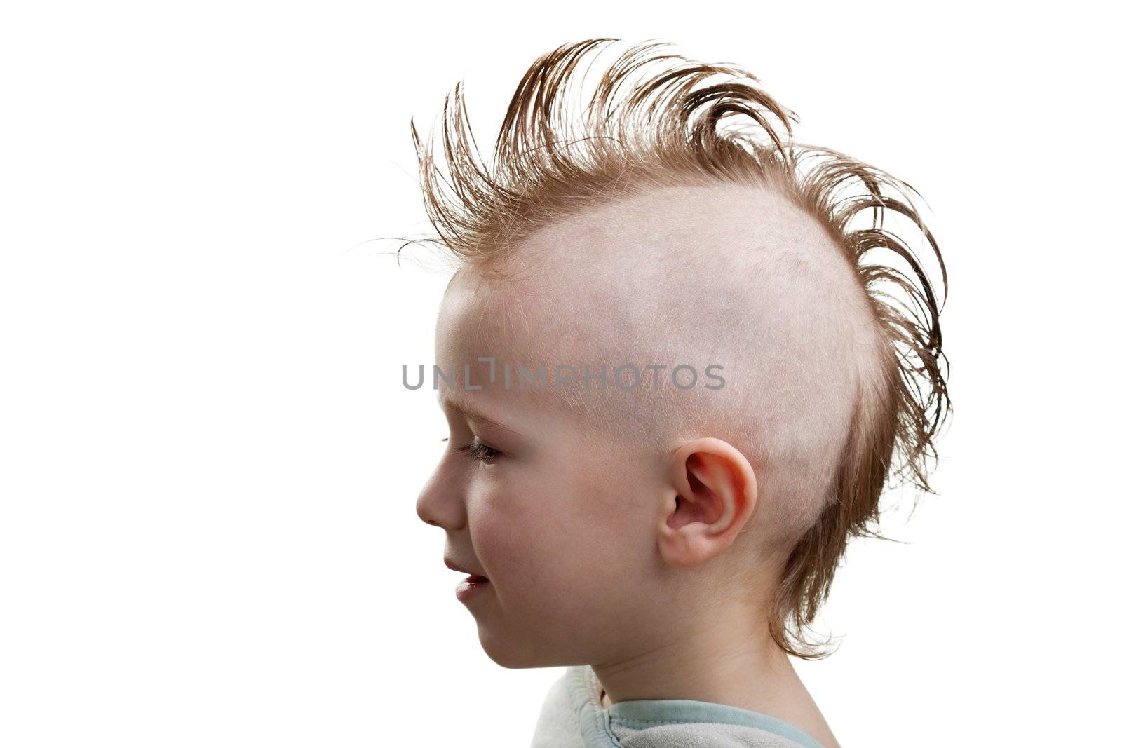 Punk hair child boy by ia_64