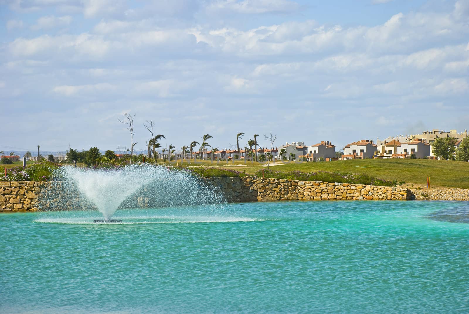 Water at a golf course